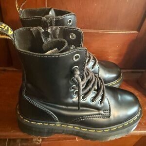 Dr. Martens Black Leather Boots